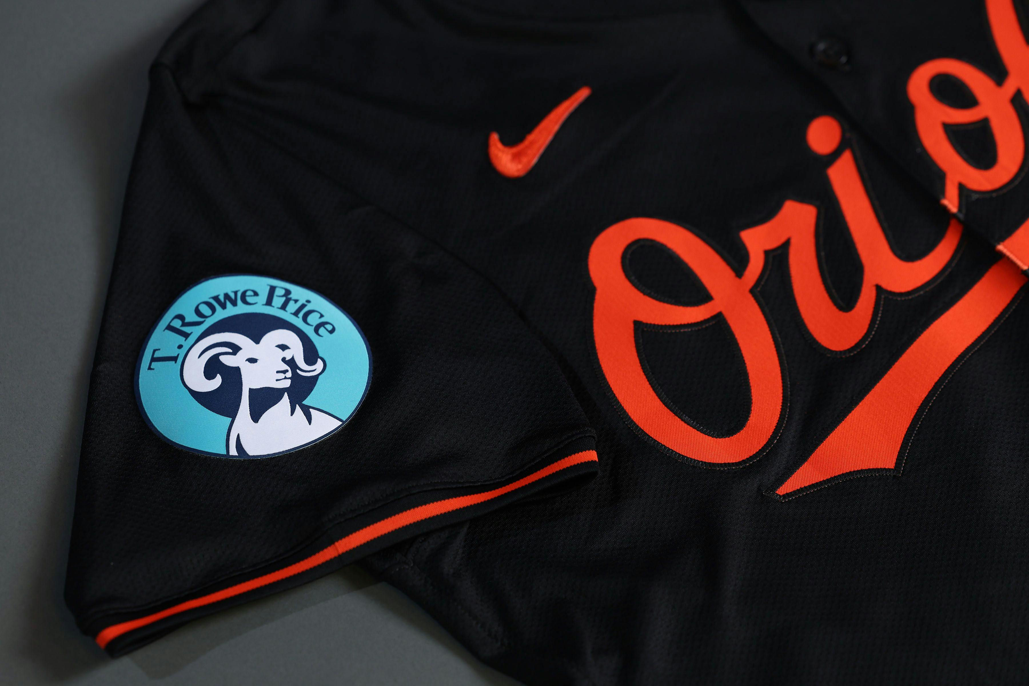 T. Rowe Price Orioles jersey patch