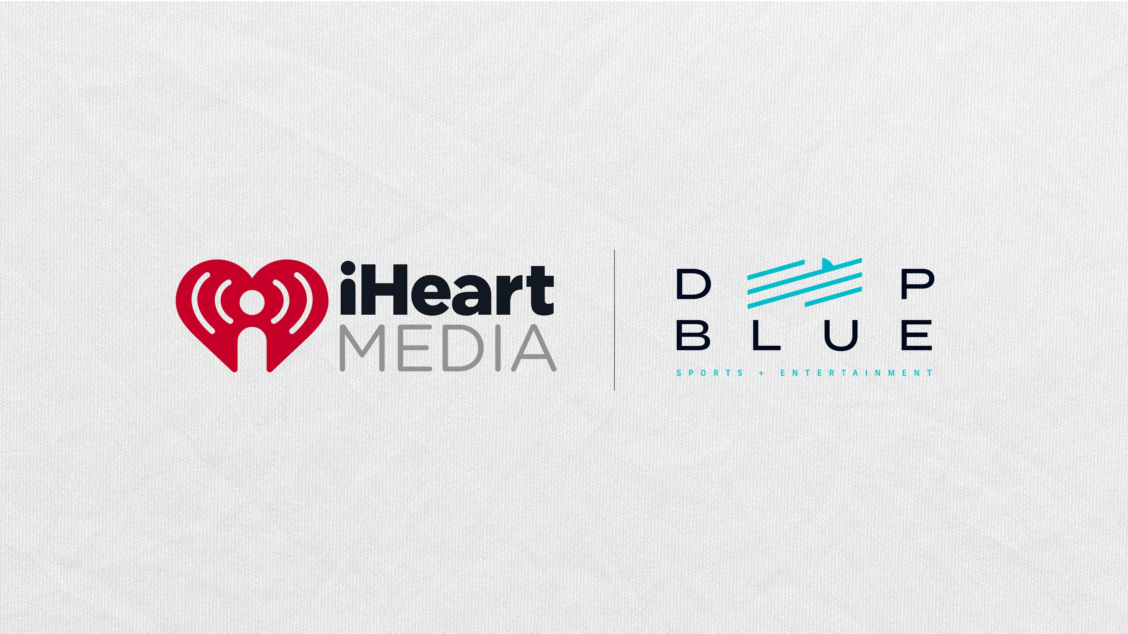 Deep Blue and iHeartMedia logos